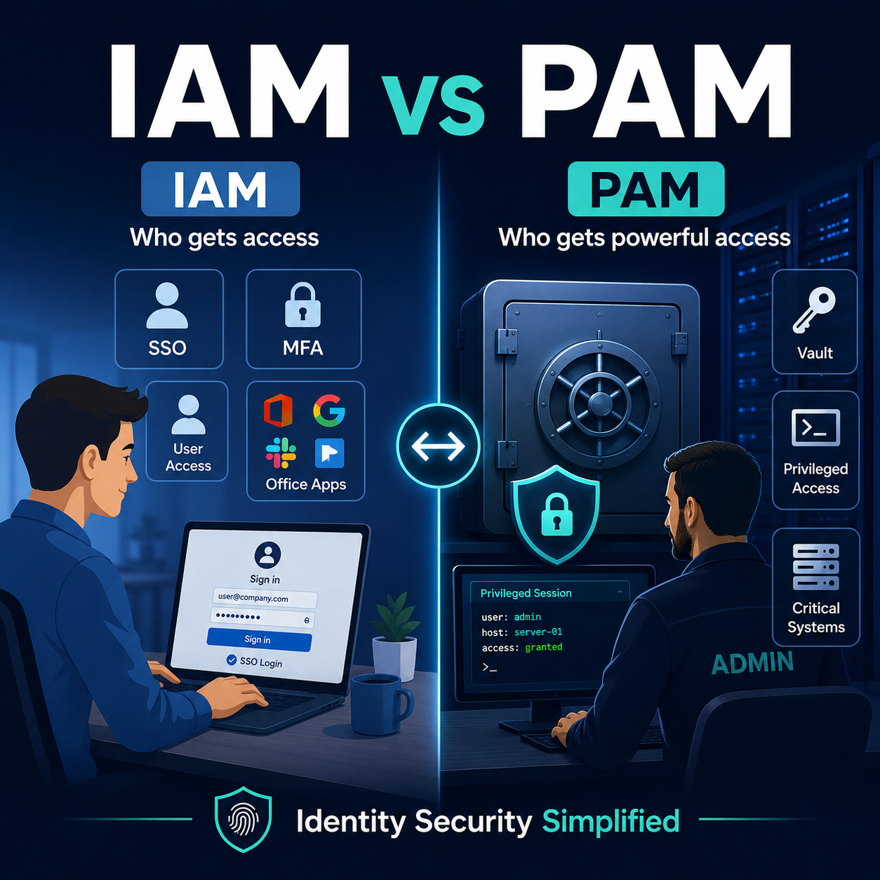 IAM vs PAM: Why This Difference Matters More Than Ever